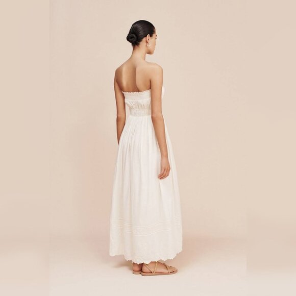 New With Tags POSSE Mylah Strapless Dress - Cream Sz Small - Picture 2 of 16